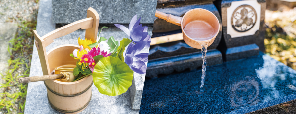 お墓参り代行・清掃サービスイメージ